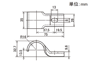 32片サドルB EF-1008D