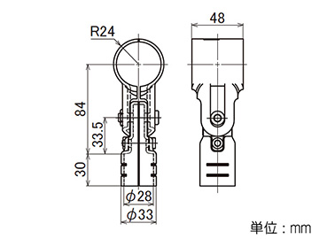 42・28異径メタルジョイント LEJ-7B