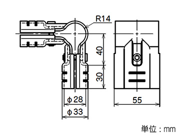 パネルメタルジョイント HPEJ-2W