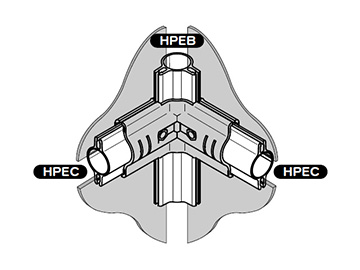 パネルメタルジョイント HPEJ-2W